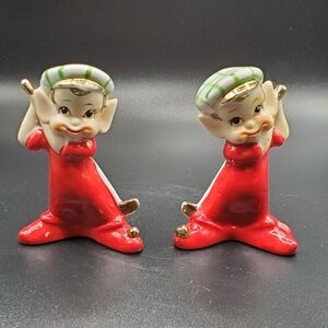 Pixie Salt and Pepper Shakers 1940's